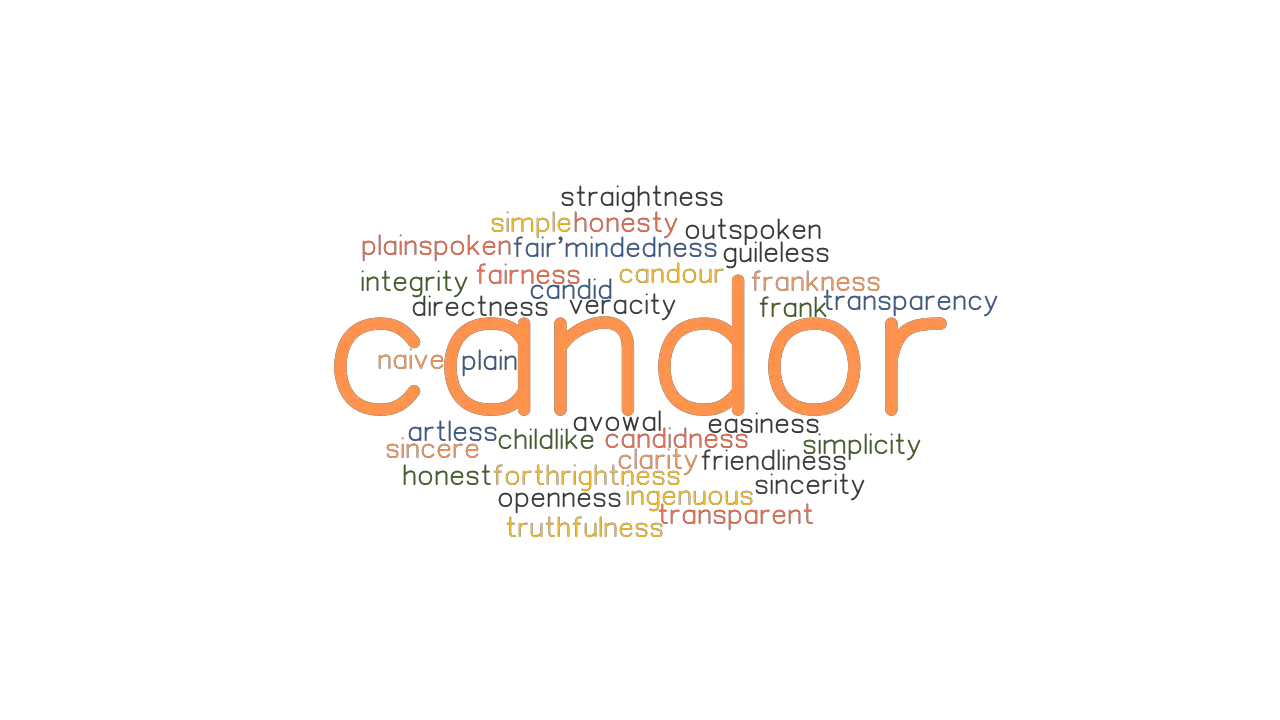 CANDOR Synonyms And Related Words What Is Another Word For CANDOR 