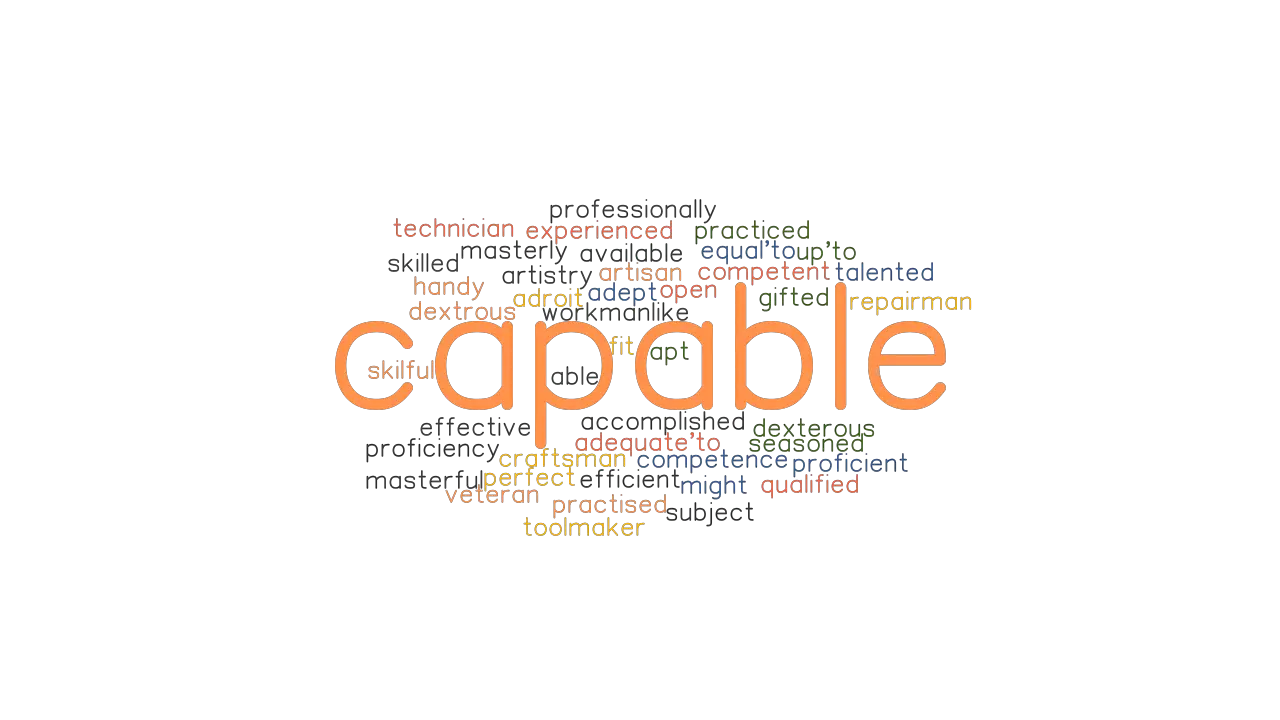 CAPABLE Synonyms And Related Words What Is Another Word For CAPABLE 