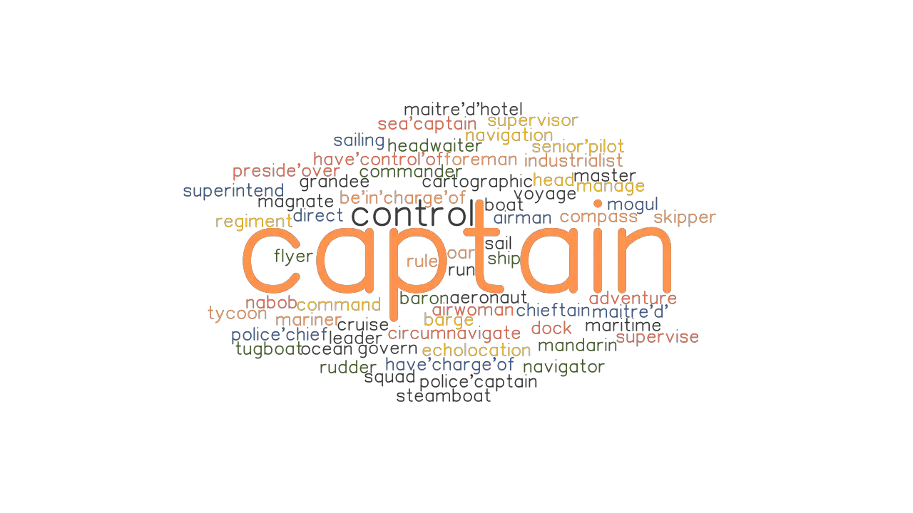 CAPTAIN Synonyms And Related Words What Is Another Word For CAPTAIN 