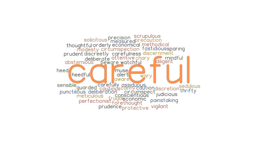 CAREFUL Synonyms And Related Words What Is Another Word For CAREFUL 