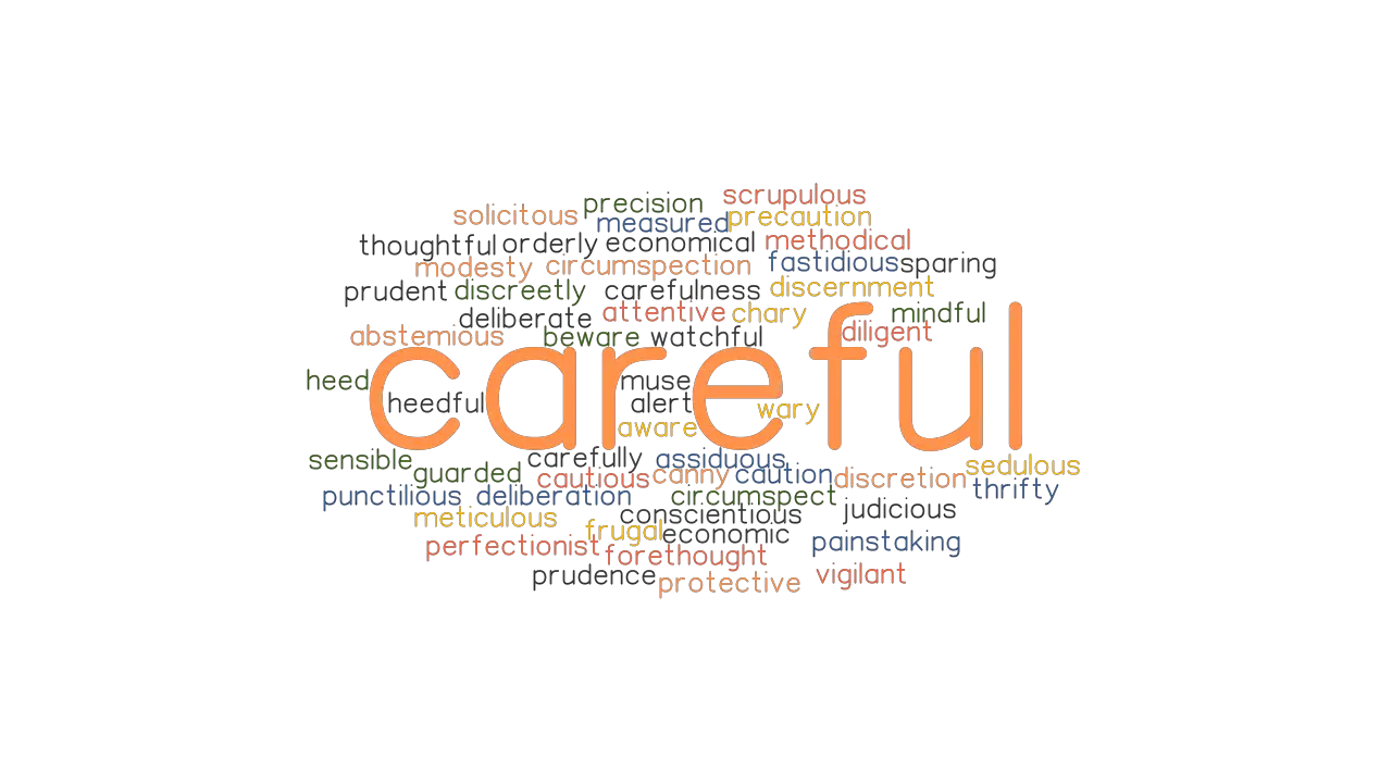 CAREFUL Synonyms And Related Words What Is Another Word For CAREFUL 