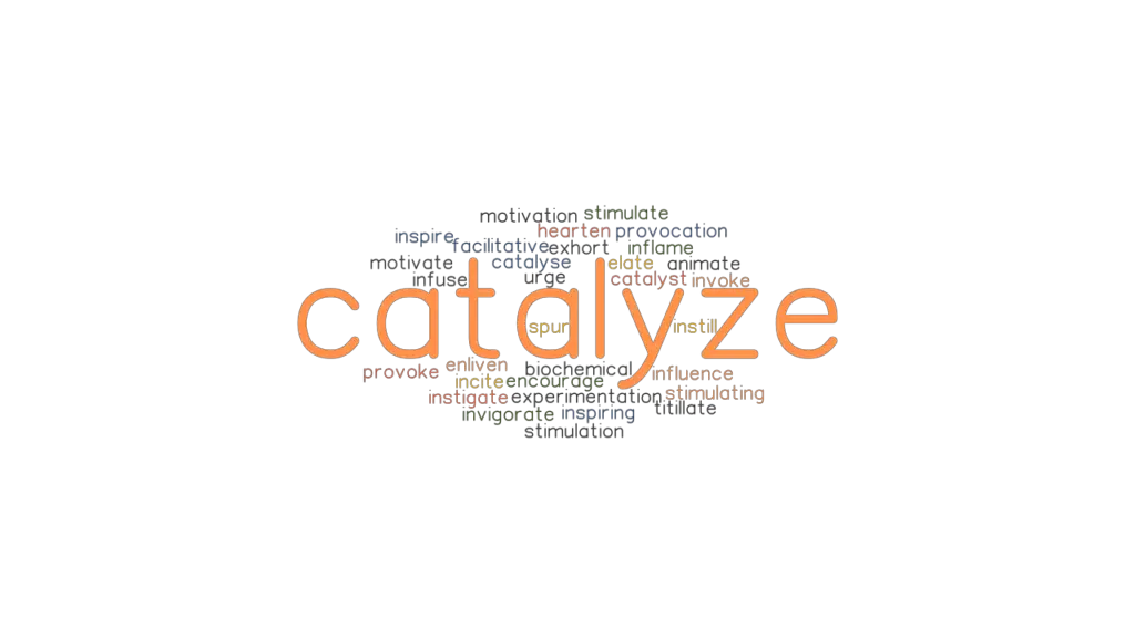 CATALYZE Synonyms and Related Words. What is Another Word for CATALYZE