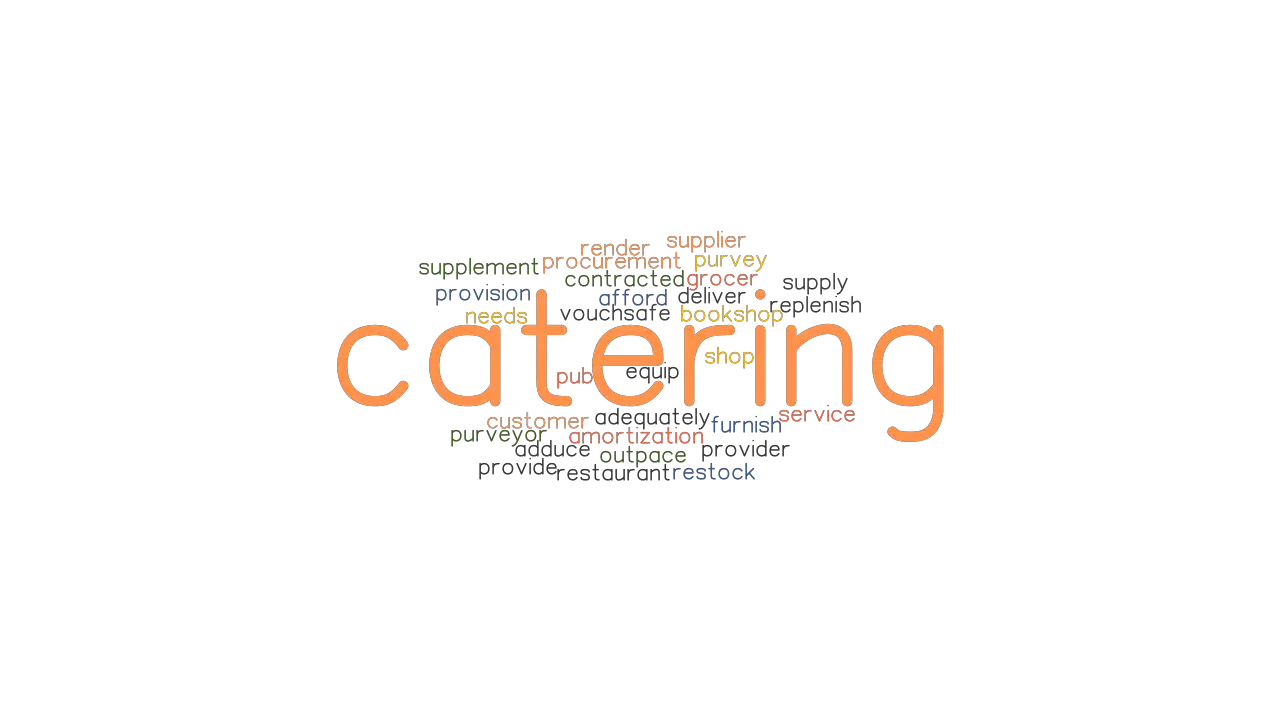 CATERING Synonyms and Related Words. What is Another Word for CATERING