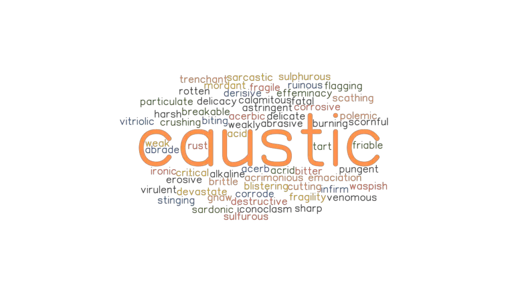 CAUSTIC Synonyms and Related Words. What is Another Word for CAUSTIC