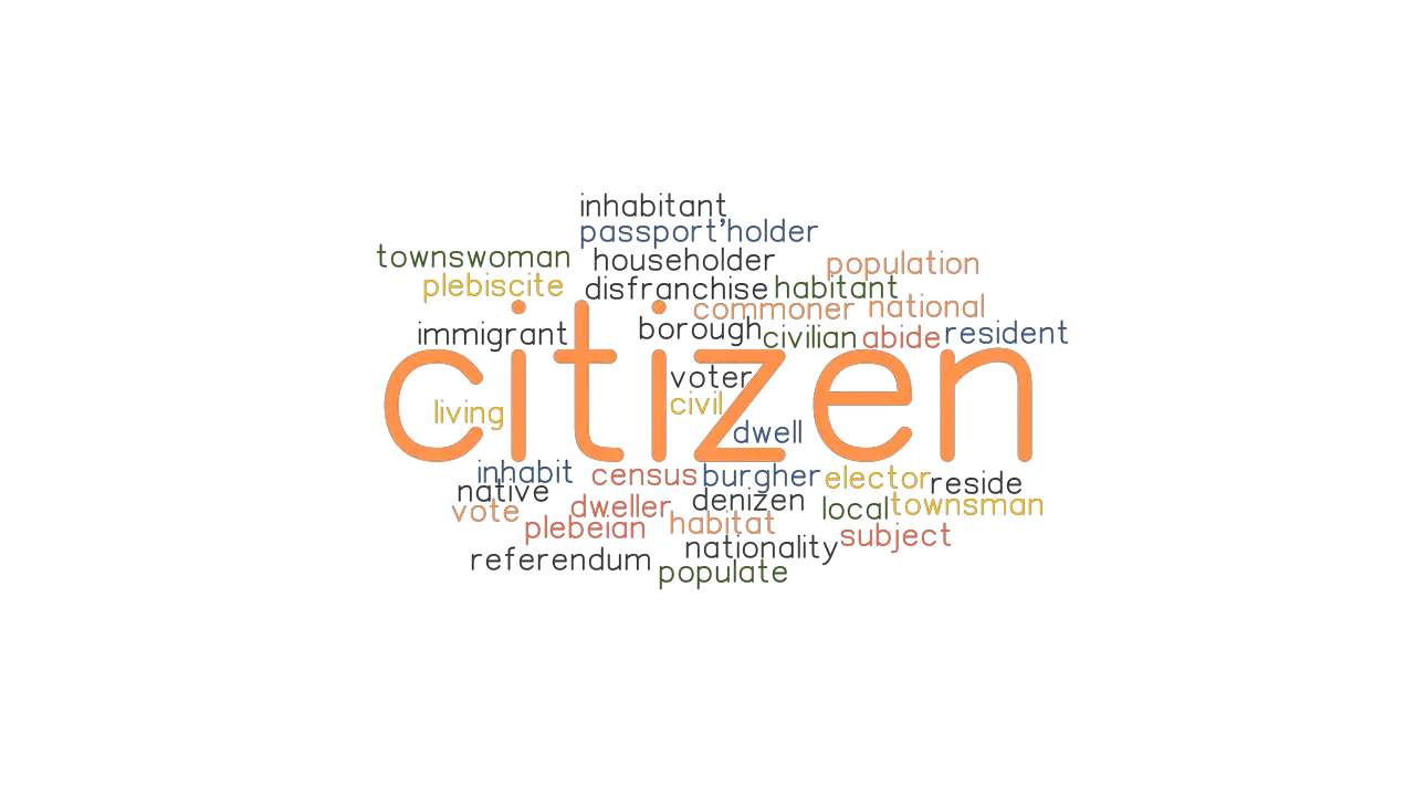 CITIZEN: Synonyms and Related Words. What is Another Word for CITIZEN? -  