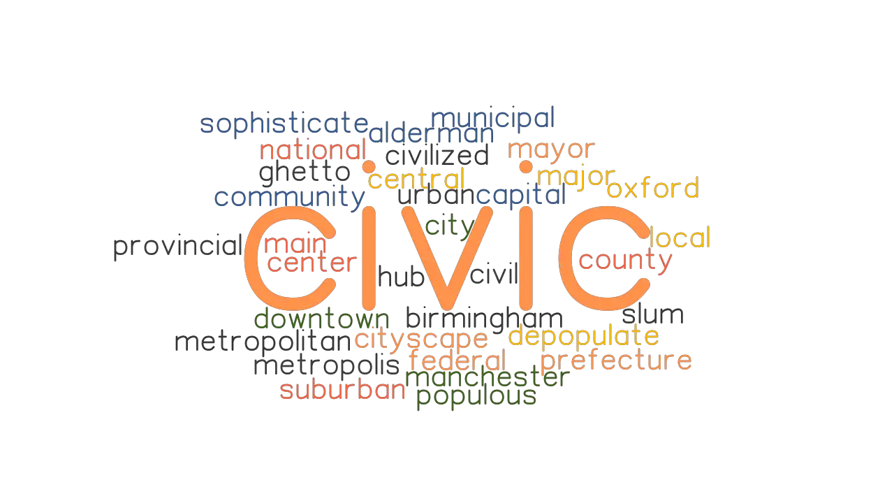 CIVIC Synonyms And Related Words What Is Another Word For CIVIC 