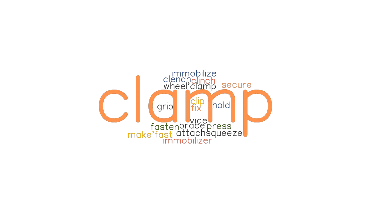 CLAMP Synonyms And Related Words What Is Another Word For CLAMP 