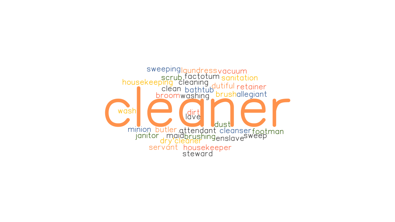 CLEANER Synonyms And Related Words What Is Another Word For CLEANER 