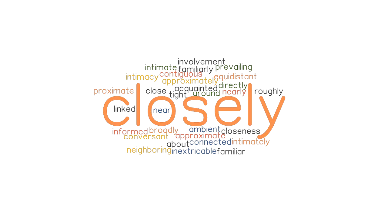 Closely Synonyms And Related Words What Is Another Word For Closely Grammartop Com