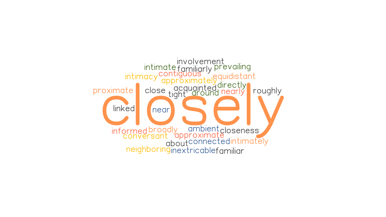 CLOSELY Synonyms And Related Words What Is Another Word For CLOSELY 