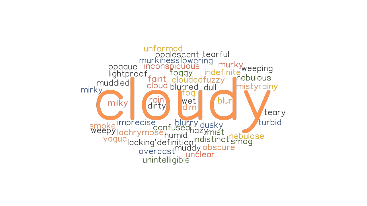 CLOUDY Synonyms And Related Words What Is Another Word For CLOUDY 