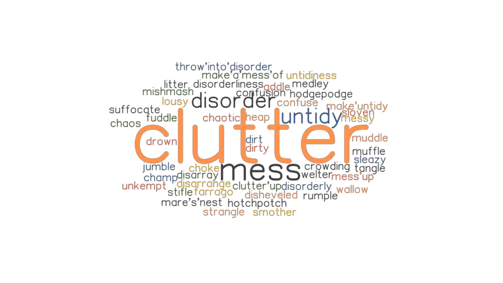 CLUTTER Synonyms and Related Words. What is Another Word