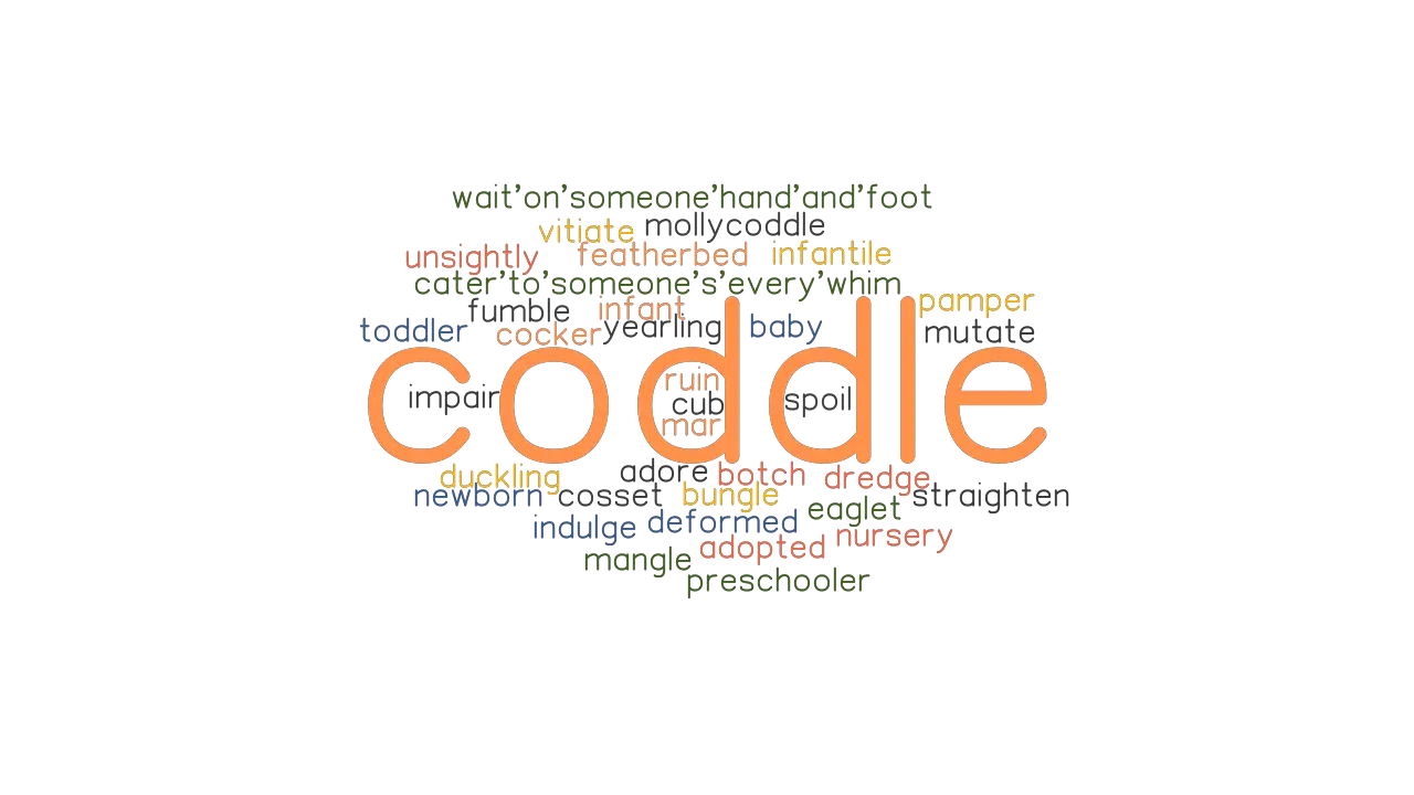 CODDLE Synonyms and Related Words. What is Another Word for CODDLE