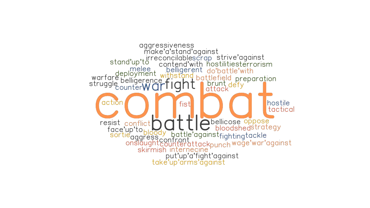 COMBAT Synonyms And Related Words What Is Another Word For COMBAT 