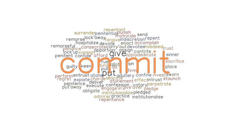 another word for committed