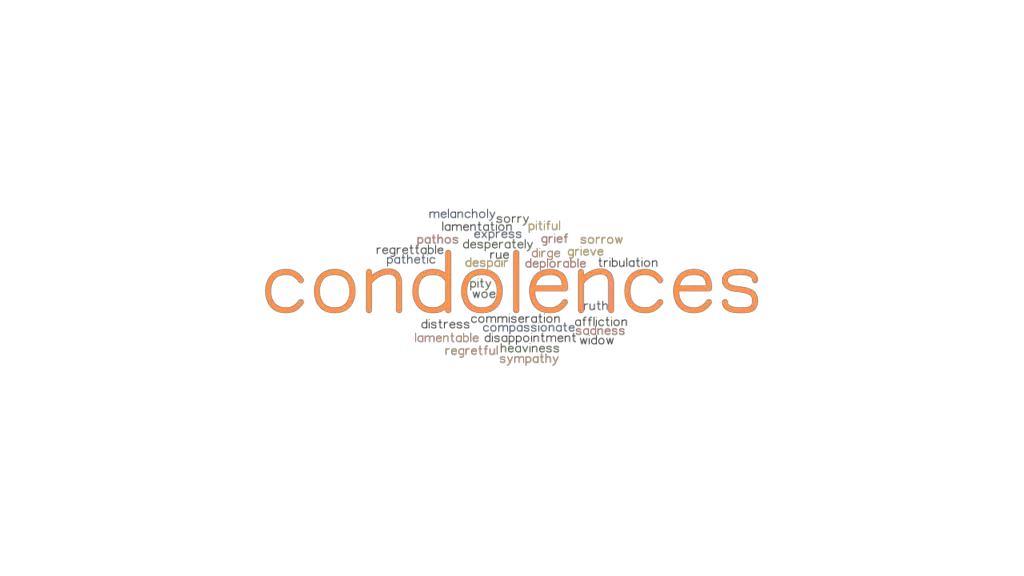 What Are Synonyms Of Condolences