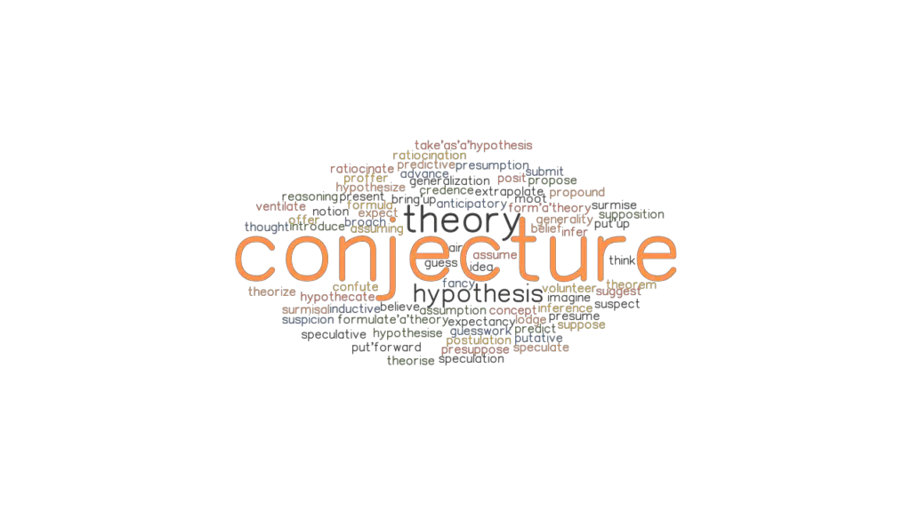 CONJECTURE: Synonyms and Related Words. What is Another Word for ...