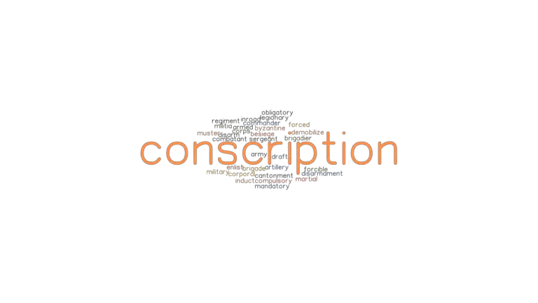 conscription-synonyms-and-related-words-what-is-another-word-for