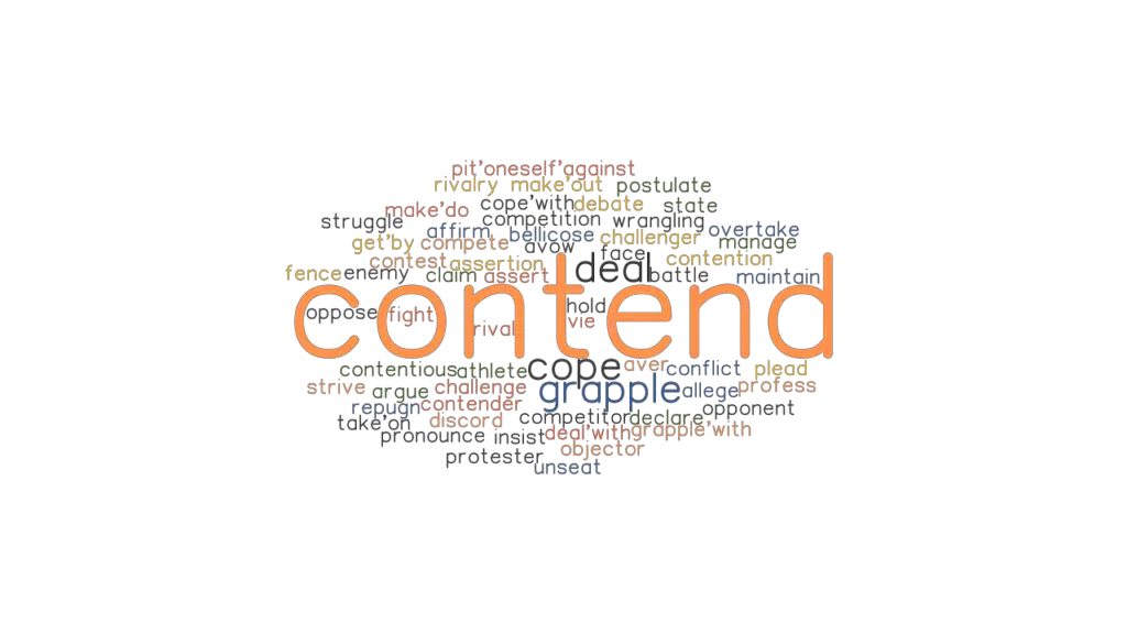 CONTEND: Synonyms and Related Words. What is Another Word for CONTEND ...