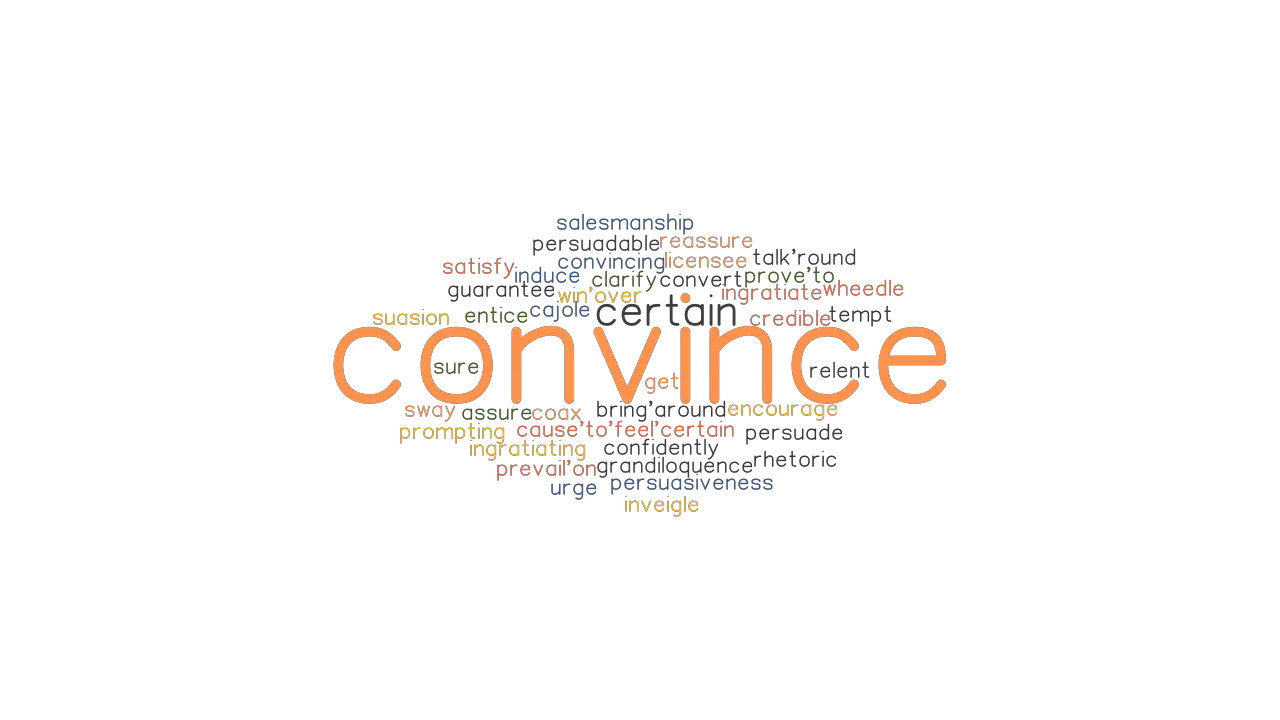CONVINCE Synonyms and Related Words. What is Another Word for CONVINCE ...