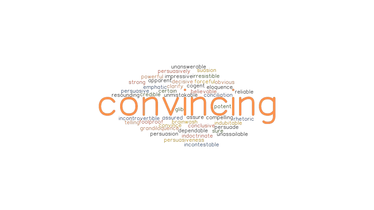 CONVINCING Synonyms And Related Words What Is Another Word For 