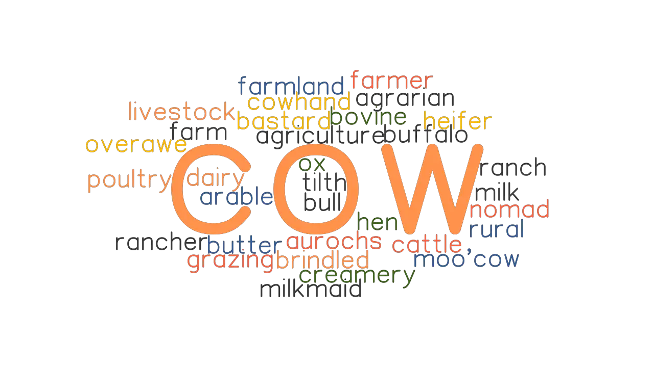 COW: Synonyms and Related Words. What is Another Word for COW? -  