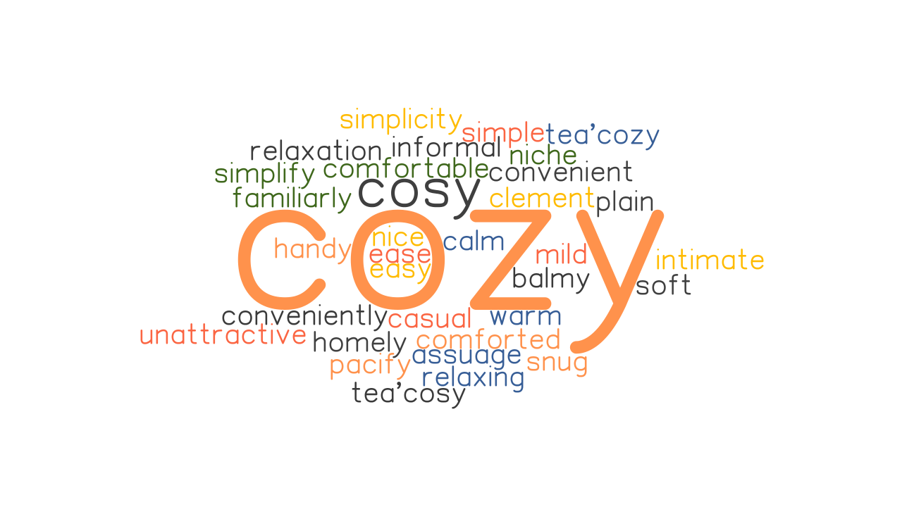 COZY Synonyms And Related Words What Is Another Word For COZY 