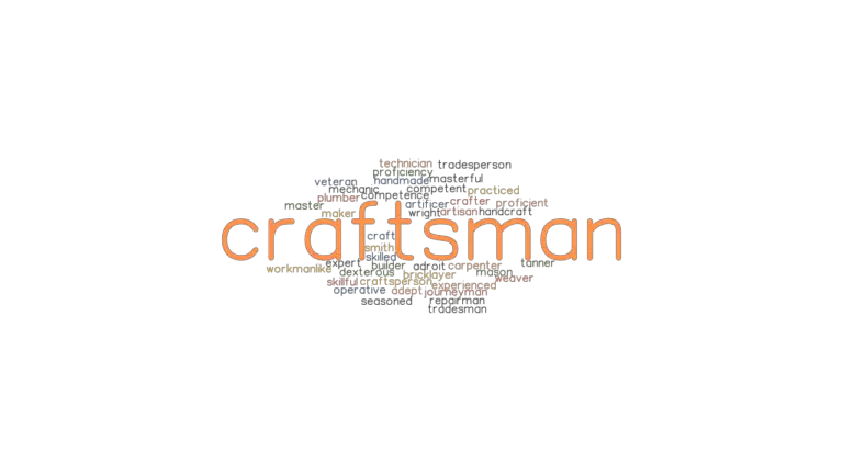 CRAFTSMAN Synonyms And Related Words What Is Another Word For 