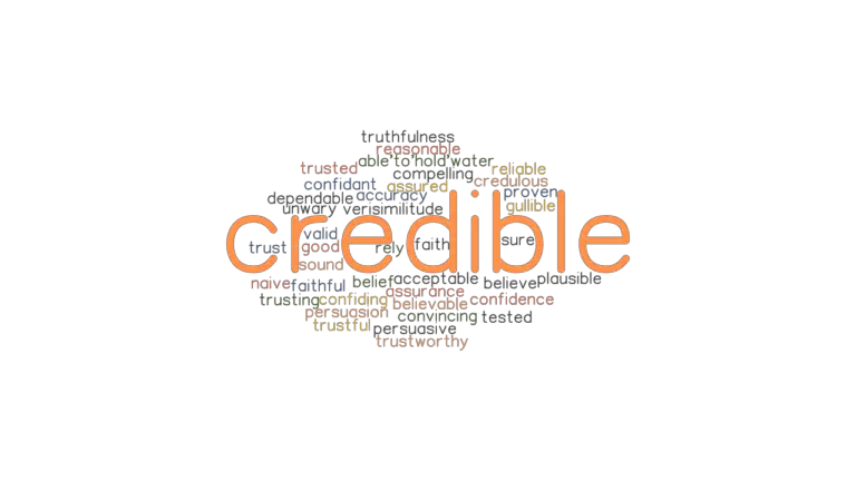 CREDIBLE Synonyms And Related Words What Is Another Word For CREDIBLE 