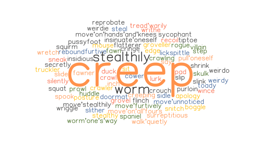 CREEP Synonyms and Related Words. What is Another Word for CREEP