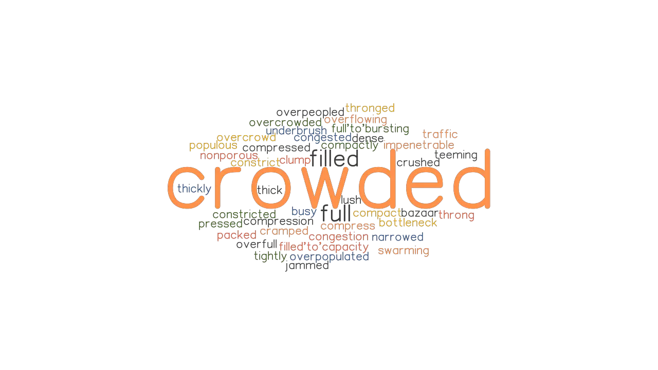 CROWDED Synonyms And Related Words What Is Another Word For CROWDED 