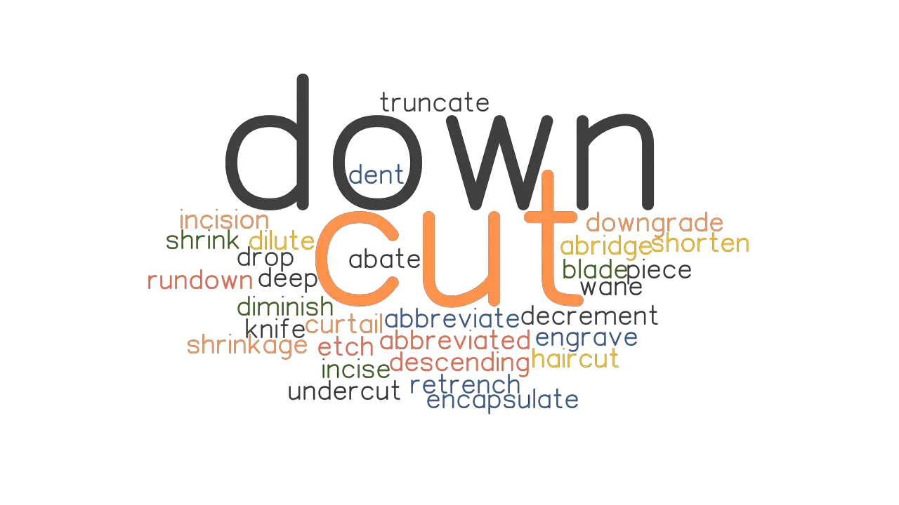 CUT DOWN Synonyms And Related Words What Is Another Word For CUT DOWN 