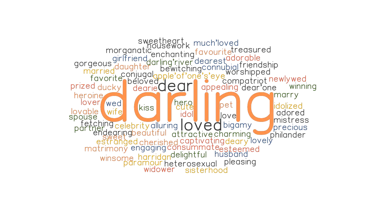 DARLING Synonyms And Related Words What Is Another Word For DARLING 