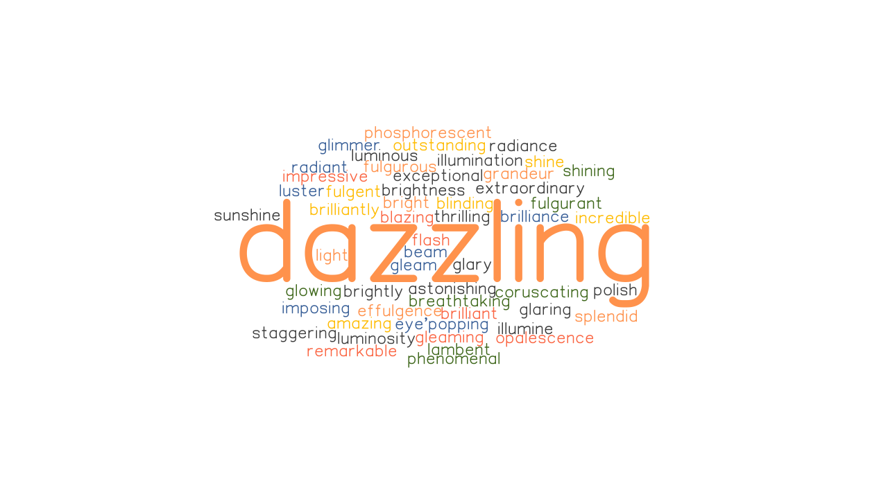 DAZZLING Synonyms And Related Words What Is Another Word For DAZZLING 