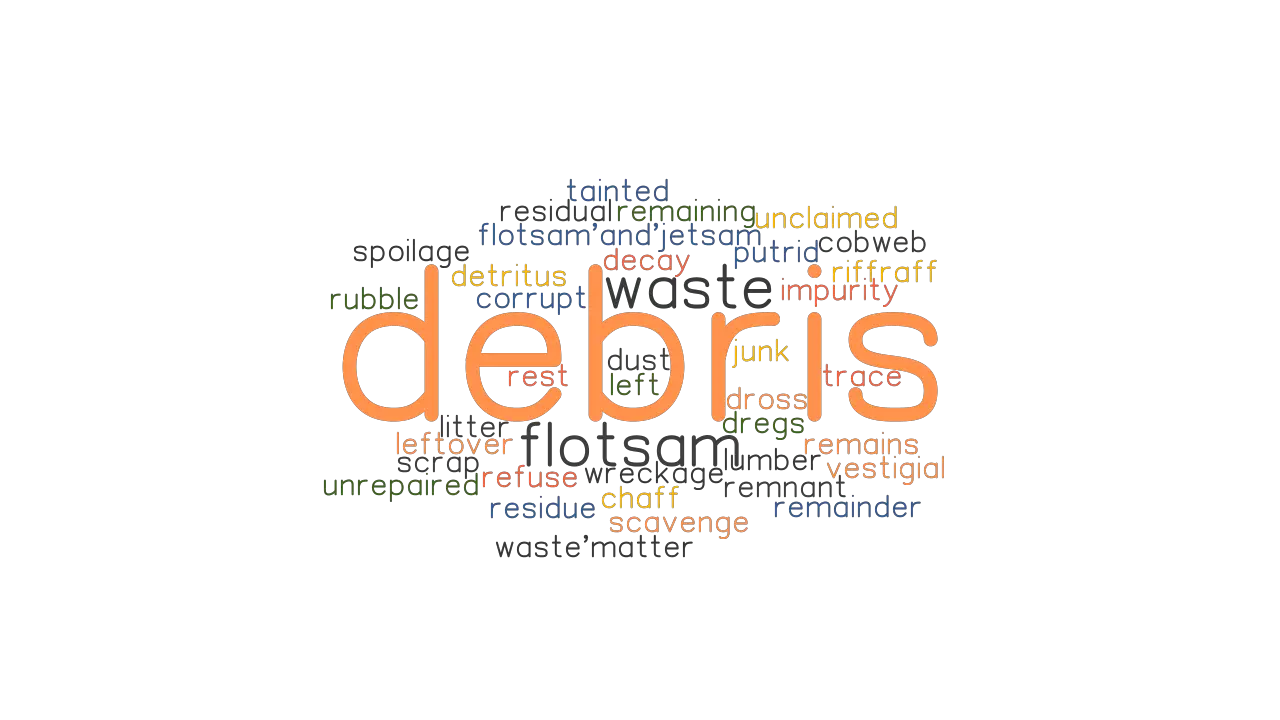 DEBRIS Synonyms And Related Words What Is Another Word For DEBRIS 