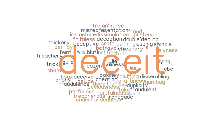 DECEIT Synonyms And Related Words What Is Another Word For DECEIT 