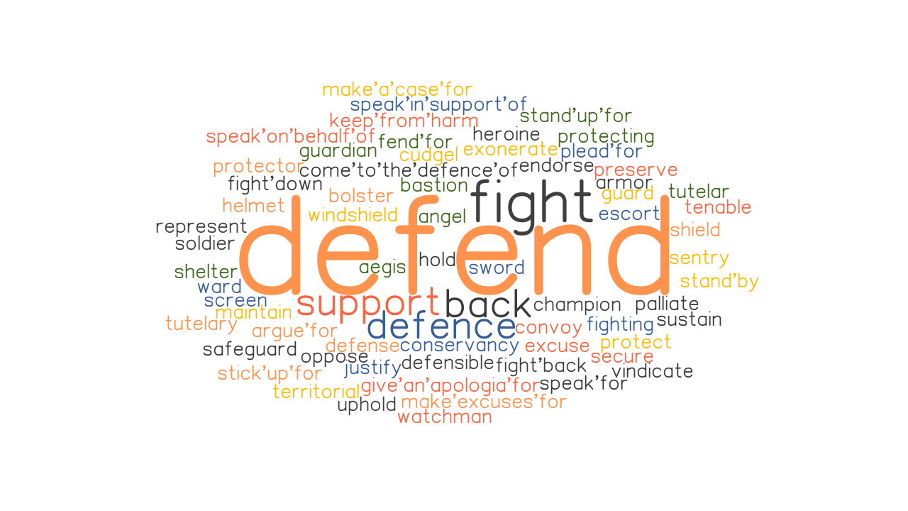 DEFEND Synonyms And Related Words What Is Another Word For DEFEND 