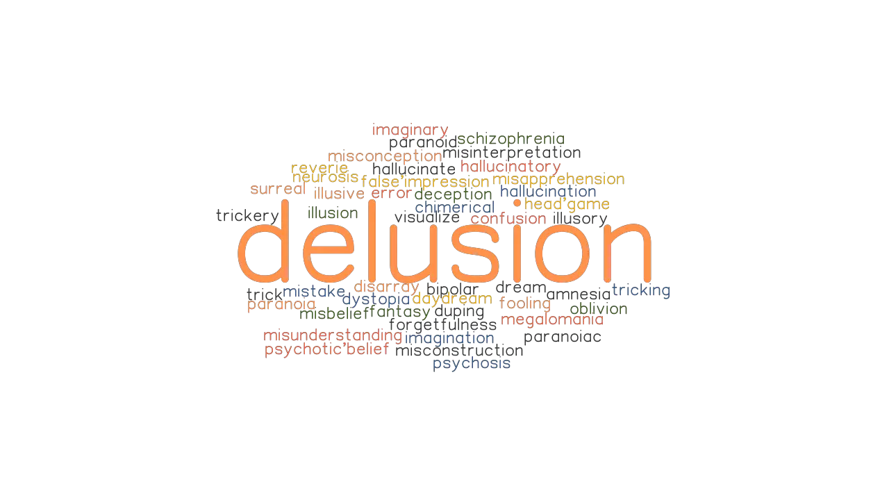 DELUSION Synonyms and Related Words. What is Another Word for ...