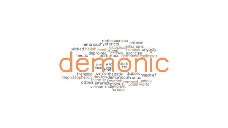 demonic activity synonym