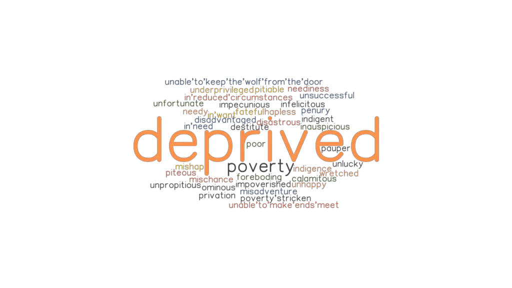 DEPRIVED Synonyms And Related Words What Is Another Word For DEPRIVED 