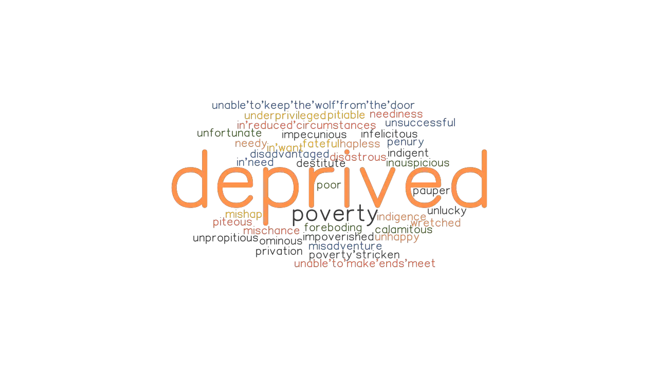 DEPRIVED Synonyms And Related Words What Is Another Word For DEPRIVED 