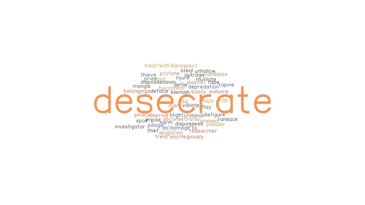Meaning desecrate What does