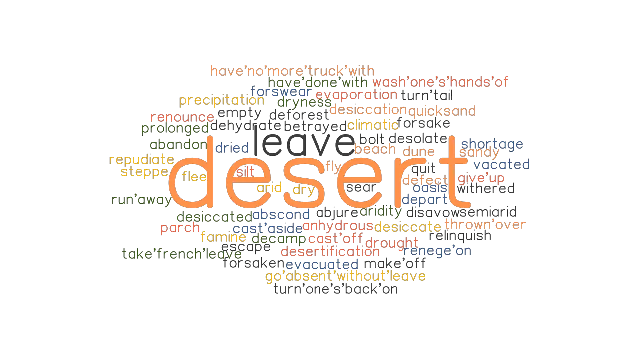 words to describe a desert