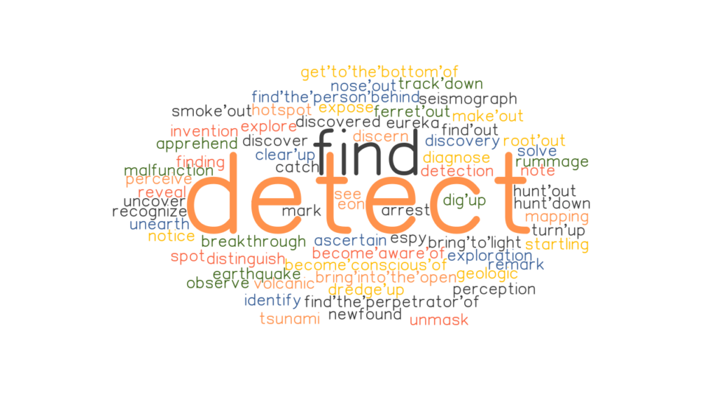 DETECT Synonyms And Related Words What Is Another Word For DETECT 