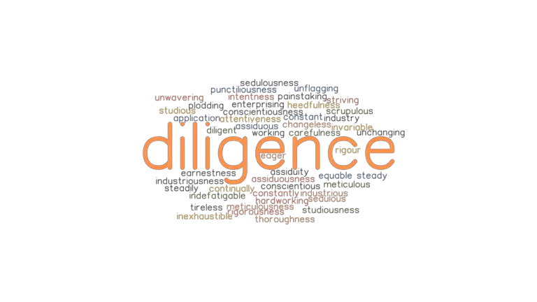 DILIGENCE Synonyms And Related Words What Is Another Word For 