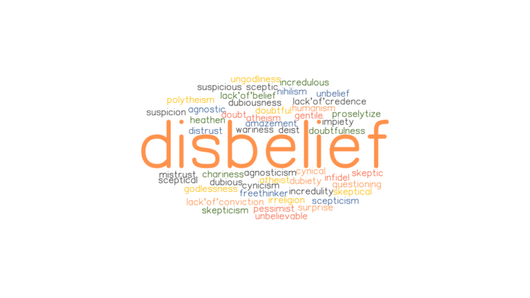 DISBELIEF Synonyms And Related Words What Is Another Word For 