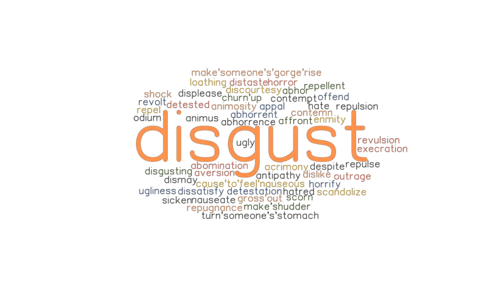 DISGUST: Synonyms and Related Words What is Another Word for DISGUST