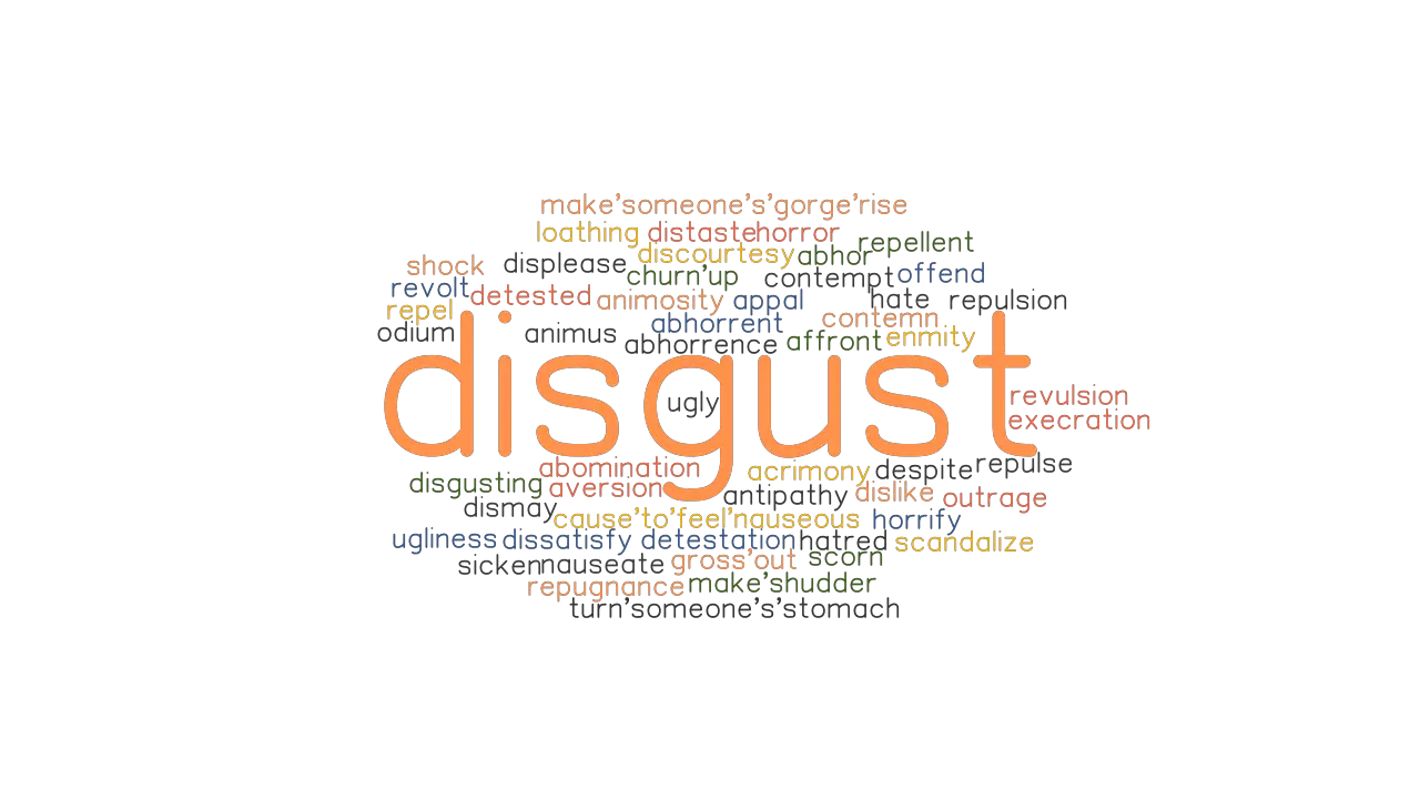 DISGUST Synonyms and Related Words. What is Another Word for DISGUST ...