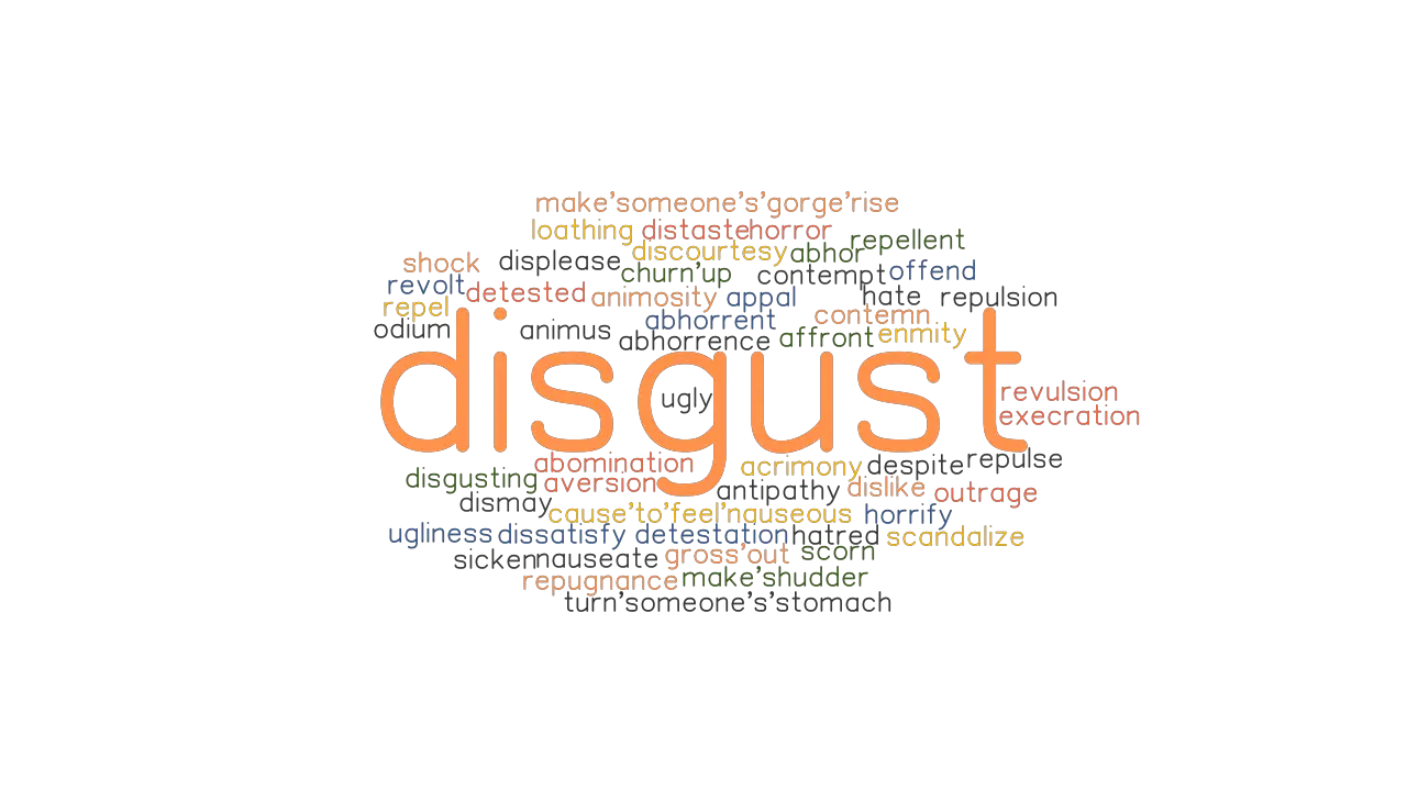 DISGUST Synonyms And Related Words What Is Another Word For DISGUST 