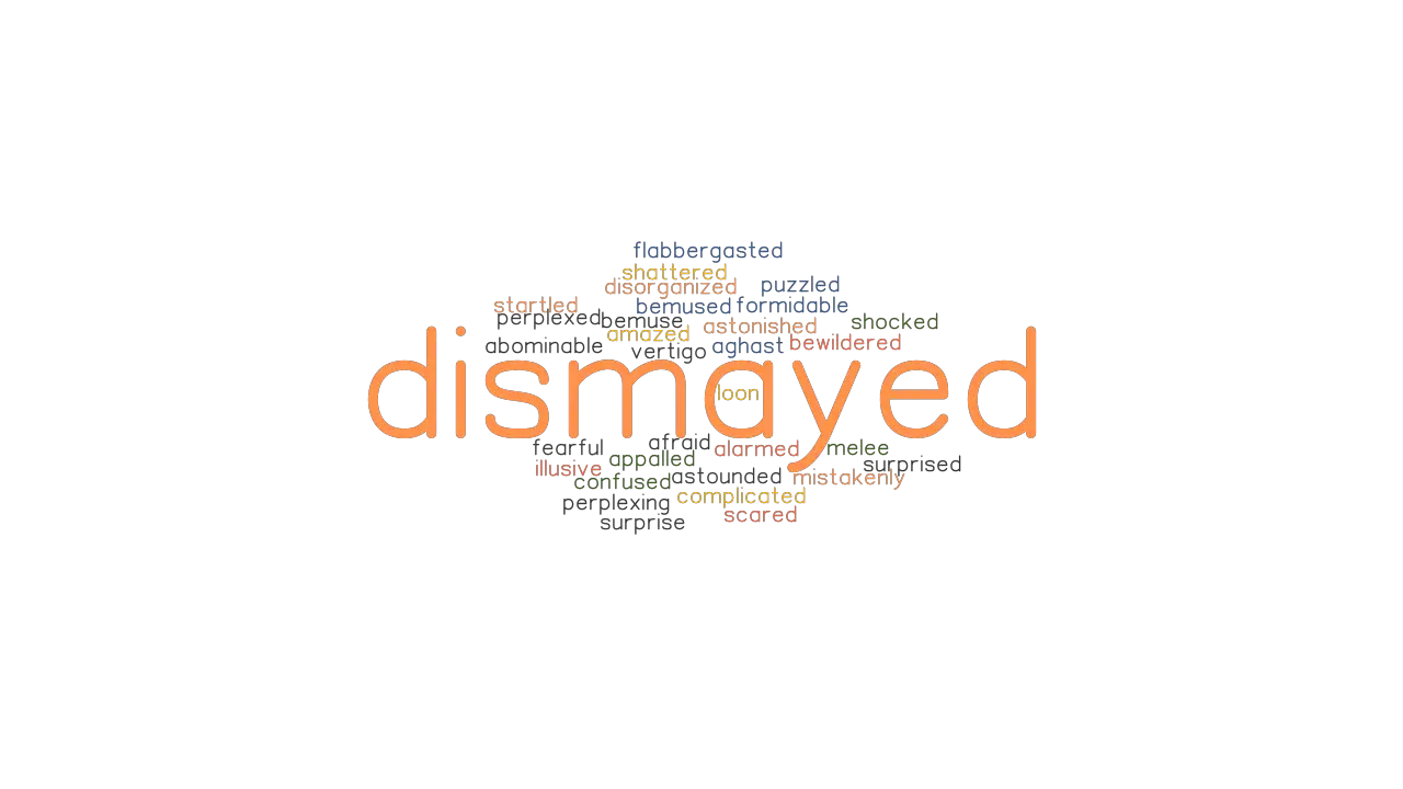 DISMAYED Synonyms And Related Words What Is Another Word For DISMAYED 